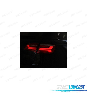 FANALI AUDI A6 4F 04-11 AVANT LED DINAMICI NERO AFFUMICATO