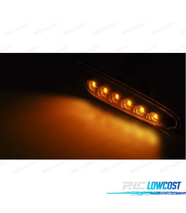 LUCI DI RETROMARCIA LATERALI PER BMW E46 01-05 A LED FUMÉ