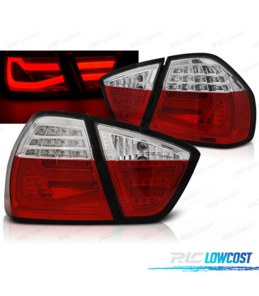 FANALI BMW E90 LIMOUSINE 05-08 LED ROSSO CHIARO