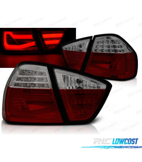 FANALI BMW E90 LIMOUSINE 05-08 LED ROSSO AFFUMICATO