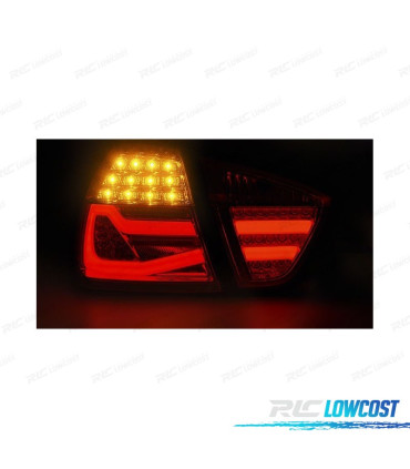 FANALI BMW E90 LIMOUSINE 05-08 LED ROSSO AFFUMICATO
