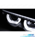 FARI PER BMW E38 94-01 ANGEL EYES LED NERO
