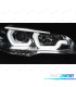 FARI PER BMW X5 E70 07-13 LED OCCHI ANGEL CROMATI