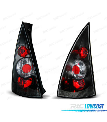 FANALI CITROEN C3 02-05 NERI