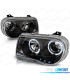 FARI PER CHRYSLER 300C 05-10 ANGEL EYES LED NERI