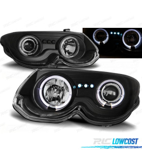 FARI PER CHRYSLER 300M 99-04 ANGEL EYES LED NERI