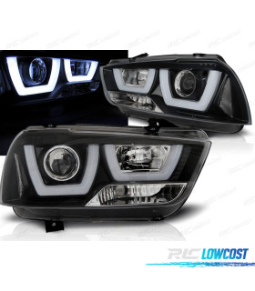 FARI PER DODGE CHARGER 11-15 A LED NERI