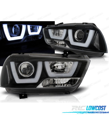 FARI PER DODGE CHARGER 11-15 A LED NERI