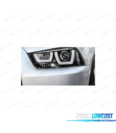 FARI PER DODGE CHARGER 11-15 A LED NERI