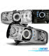 FARI PER DODGE RAM 94-01 LED OCCHI ANGEL CROMATO