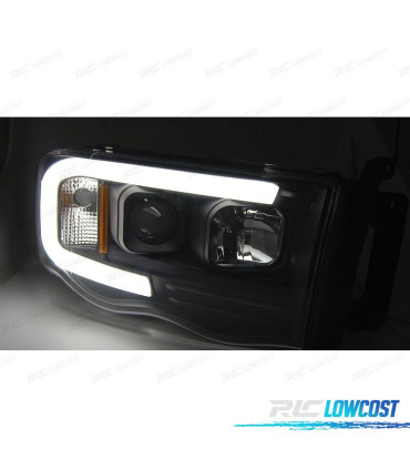 FARI PER DODGE RAM 02-06 TUBO LED NERO