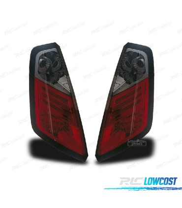 FANALI PER FIAT GRANDE PUNTO 05-08 LED ROSSO FUMÉ
