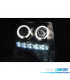 FARI PER FORD F150 08-14 ANGEL EYES LED NERO