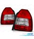 FANALI PER HONDA CIVIC 95-01 3P ROSSO CRISTALLO