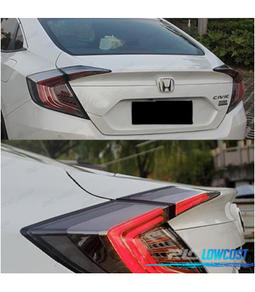 FANALI PER HONDA CIVIC MK10 LIMOUSINE FC FK 16- FULL LED ROSSO NERO