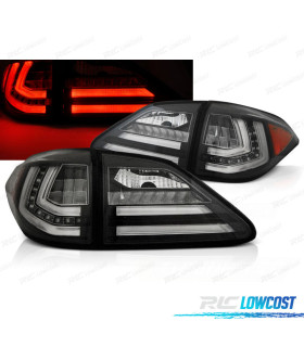 FANALI LEXUS RX III 350 09-12 LED DINAMICI NERO CROMATO