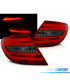 FANALI PER MERCEDES W204 07-10 LED ROSSO AFFUMICATO