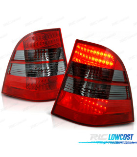 FANALI MERCEDES ML W163 98-05 LED ROSSO AFFUMICATO