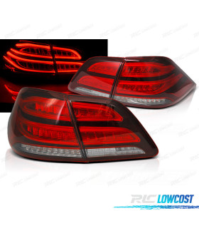 FANALI PER MERCEDES W166 11-15 FULL LED ROSSO CHIARO
