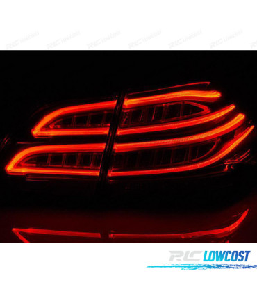 FANALI PER MERCEDES W166 11-15 FULL LED ROSSO CHIARO