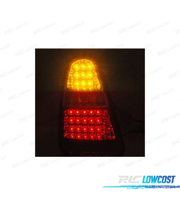 FANALI MINI COOPER R50 R52 R53 04-06 LED ROSSO CHIARO
