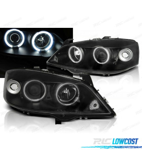 FARI PER OPEL ASTRA G 97-04 ANGEL EYES CCFL NERI