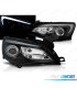 FARI PER OPEL ASTRA J 10-15 A TUBO LED NERO
