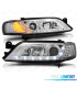 FARI OPEL VECTRA B 96-98 LUCE DIURNA A LED CROMATO