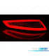 FANALI PER PORSCHE 911 997 04-09 BARRE LED DINAMICHE ROSSO AFFUMICATO