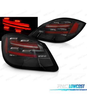 FANALI PER PORSCHE BOXSTER CAYMAN 987 09-12 FULL LED BAR DINAMICI NERO