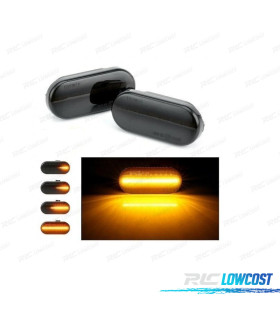 FRECCIE LATERALI PER SEAT LEON II 05-12 CON LED DINAMICI FUMÉ