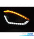 FARI PER SUZUKI SWIFT 17- TUBE LIGHT DRL DINAMICI NERI