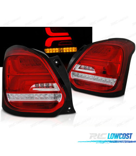 FANALI PER SUZUKI SWIFT 17- BARRE LED DINAMICHE ROSSO BIANCO