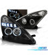 FARI PER TOYOTA CELICA T23 99-05 LED OCCHI ANGELI NERI