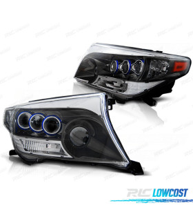 FARI PER TOYOTA LAND CRUISER FJ200 07-12 NERO CROMATI