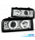 FARI PER VOLKSWAGEN VW CORRADO 88-95 OCCHI ANGEL CROMATI