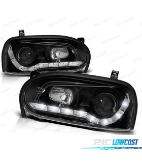 FARI PER VOLKSWAGEN VW GOLF 3 91-97 A LED DIURNO NERI