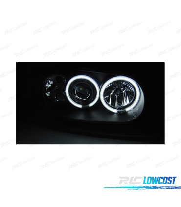FARI VOLKSWAGEN VW GOLF 4 97-03 ANGEL EYES NERI