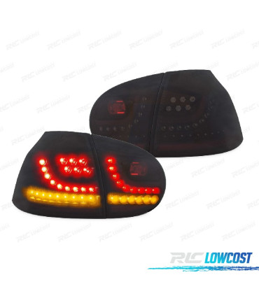 FANALI A LED VOLKSWAGEN VW GOLF 5 03-08 DINAMICI FUMÉ