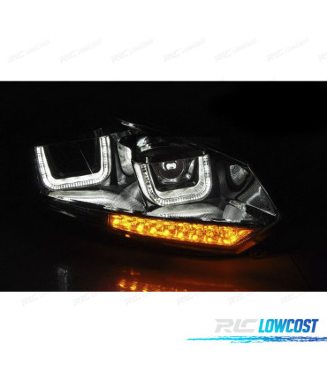 FARI DINAMICI VOLKSWAGEN VW GOLF 6 08-12 DRL LED CROMATI