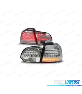 FANALI PER VOLKSWAGEN VW GOLF 6 08-12 FULL LED CROMATI
