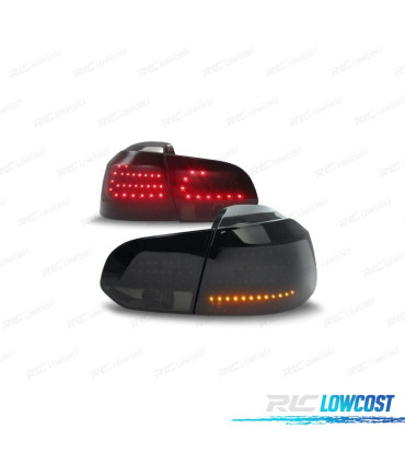 FANALI VOLKSWAGEN VW GOLF 6 08-12 FULL LED FUMÉ