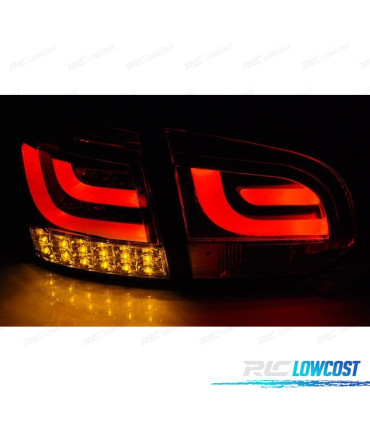 FANALI PER VOLKSWAGEN VW GOLF 6 08-12 LED ROSSO CHIARO