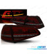 FANALI PER VOLKSWAGEN VW GOLF 7 12-17 DINAMICI LOOK GTI ROSSO AFFUMICATO