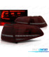 FANALI VOLKSWAGEN VW GOLF 7 12-17 LOOK GTI FRECCIA A LED DINAMICA ROSSA FUMÉ