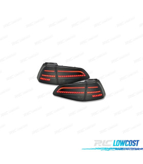 FANALI PER VOLKSWAGEN VW GOLF 7 7.5 12-20 FULL LED DINAMICI NERO AFFUMICATO