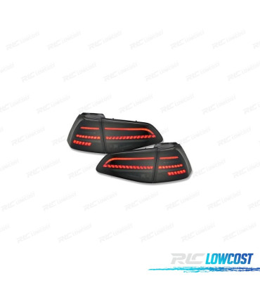 FANALI PER VOLKSWAGEN VW GOLF 7 7.5 12-20 FULL LED DINAMICI NERO AFFUMICATO
