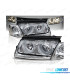 FARI PER VOLKSWAGEN VW PASSAT 3B 96-00 ANGEL EYES CROMATI