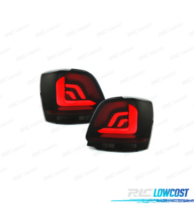 FANALI VOLKSWAGEN VW POLO 6R HATCHBACK 09-14 CARDNA NERO AFFUMICATO