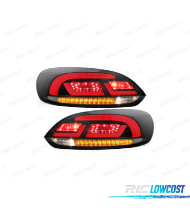 FANALI VOLKSWAGEN VW SCIROCCO III 08-14 LITEC NERO AFFUMICATO